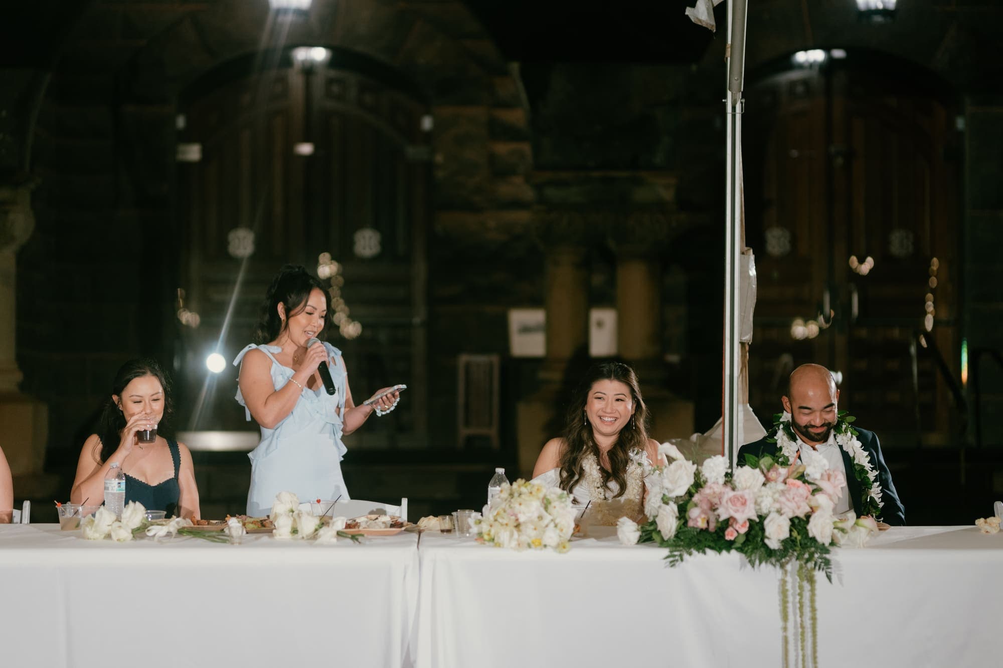 Reception moment — Bishop Museum